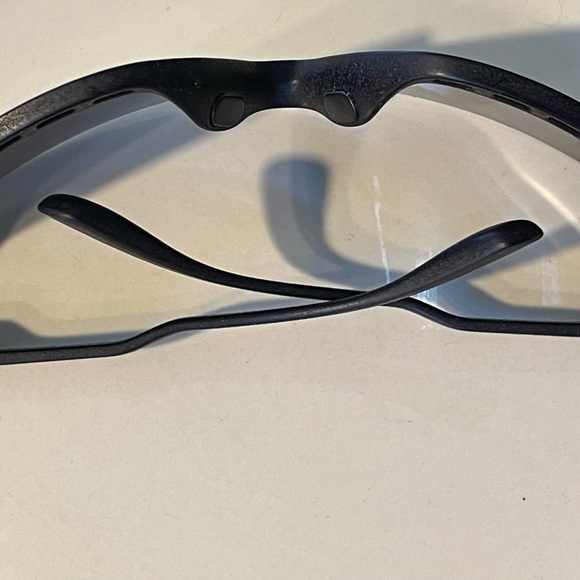 Unisex Mykita Blaze Pitch Black Sunglasses with Box 3502552 Silver Flash Shield - Picture 8 of 10